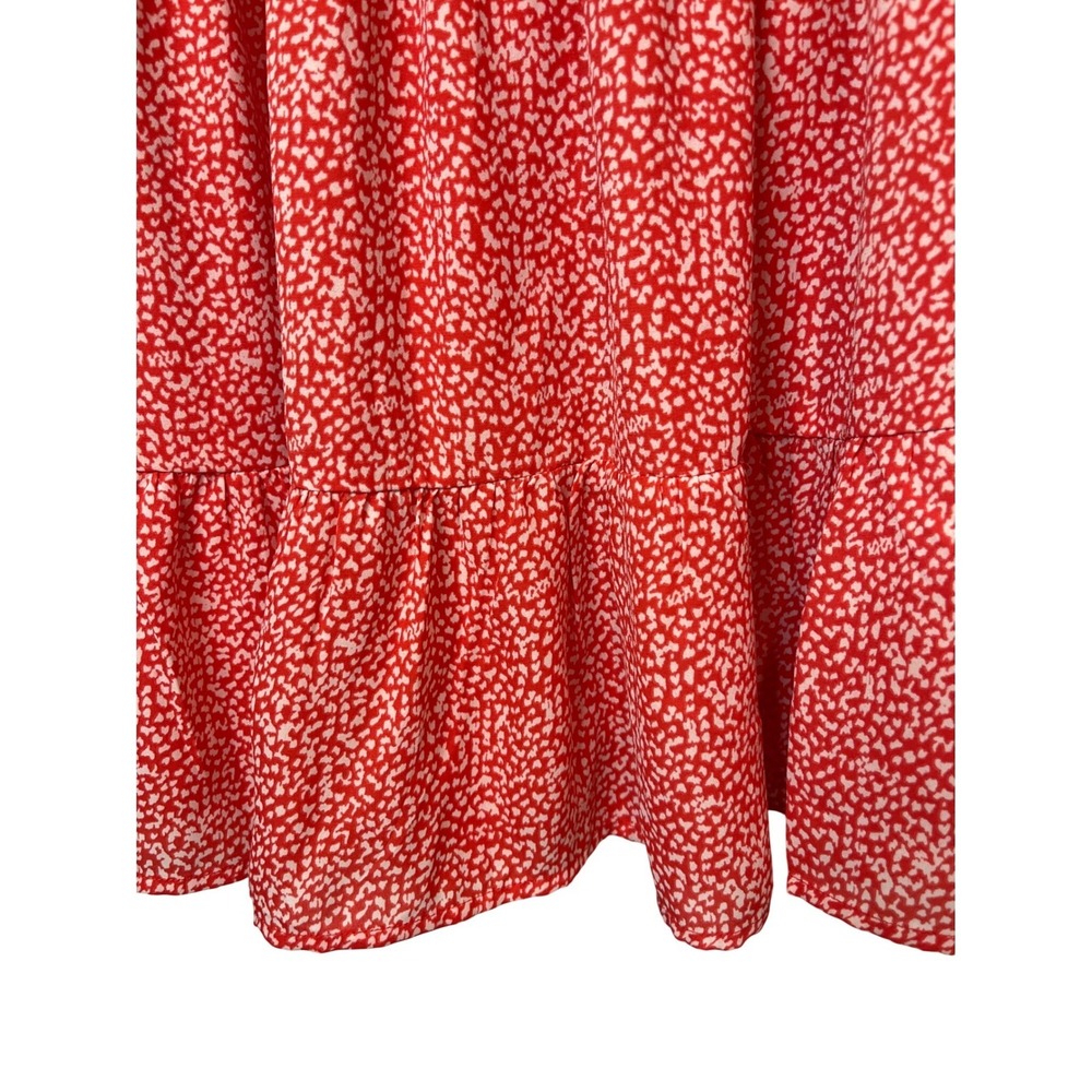 Allison Joy Evereve Dress Halter Coral Preppy Modest Summer Wedding Vacation - Picture 4 of 15